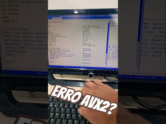 AVX2 Error in Adobe Photoshop and OTHERS