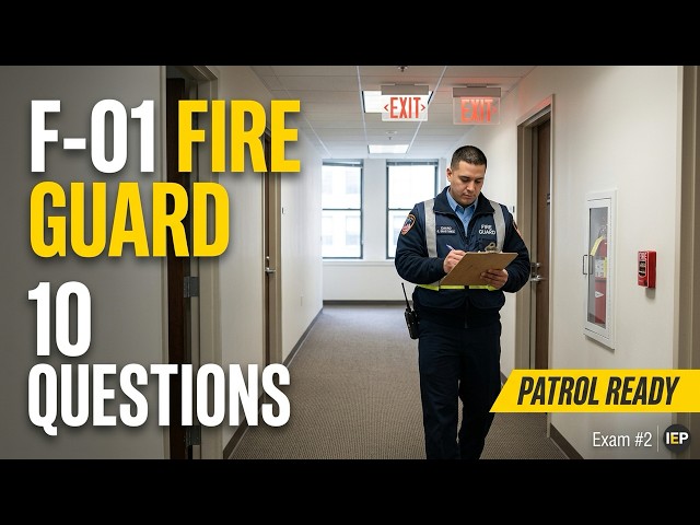 F-01 Exam #2: Impairment Coverage, Notifications, and Patrol Readiness