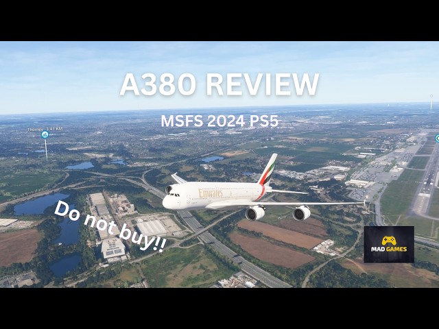 Microsoft Flight Simulator 2024 PS5 - A380 REVIEW