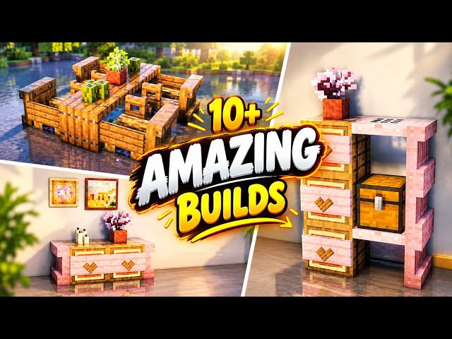 10+ INSANE Minecraft Builds | Minecraft Tutorial!