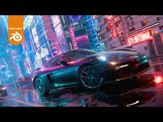 How I made this Cinematic Render in BLENDER!