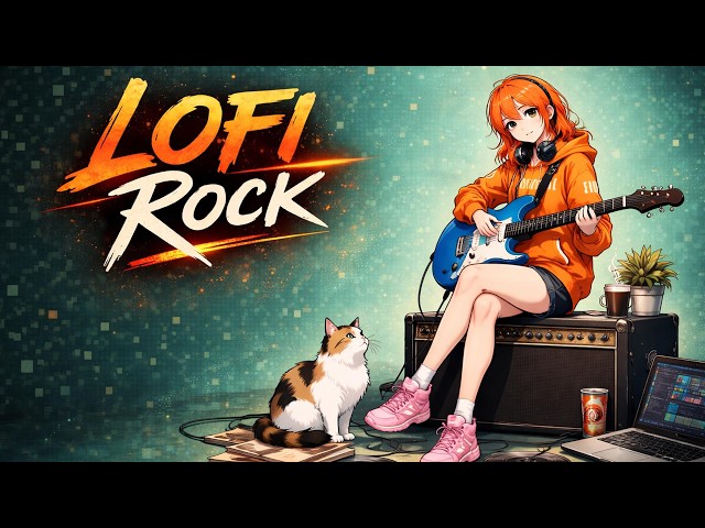 LoFi Rock Metal 🎸 |  Deep Work Music for Coding & Concentration 🤘