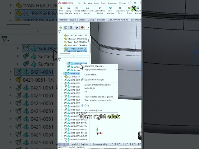 TIPS #3 ON SOLIDWORKS SIMULATION