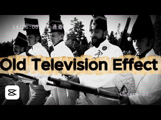 The Easiest Old Television & VHS Effect in CapCut PC