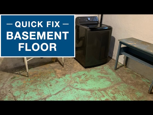 Easy Basement Subfloor for the Laundry Room Floor - a Home Improvement Woodworking Project