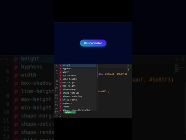 CSS Button Hover Animation | #shorts #shortvideo #css #mdrakib