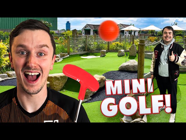 We Played An UNBELIEVABLE Round Of MINI GOLF!!