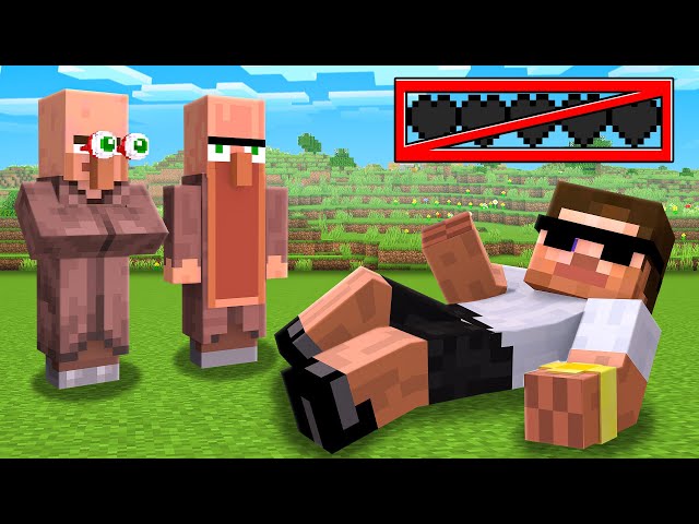 I Fooled Villager by Become Heartless in Minecraft..