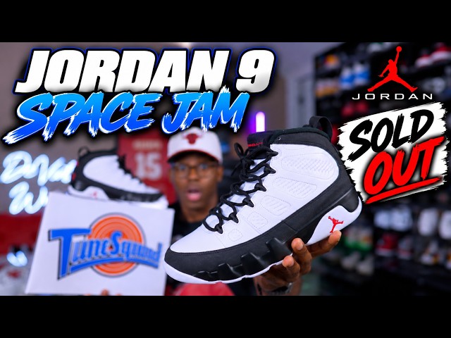 🤯 THEY SAID THE JORDAN 9 SPACE JAM WOULD SIT… THEN THIS HAPPENED! SPACE JAM 9 SOLD OUT QUICK!