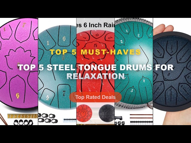 Best Top 5 Steel Tongue Drums For Relaxation on AliExpress | Review - Hluru Overtone Steel Tongue Dr