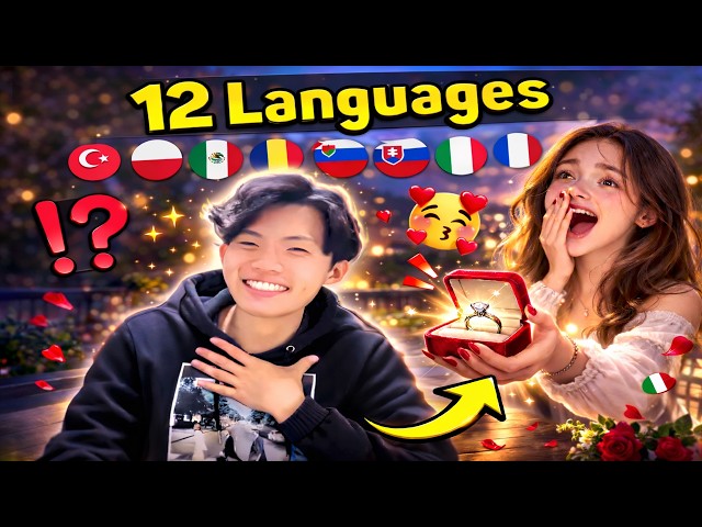 Japanese Polyglot Got Proposed To After Speaking Her Language! 💍