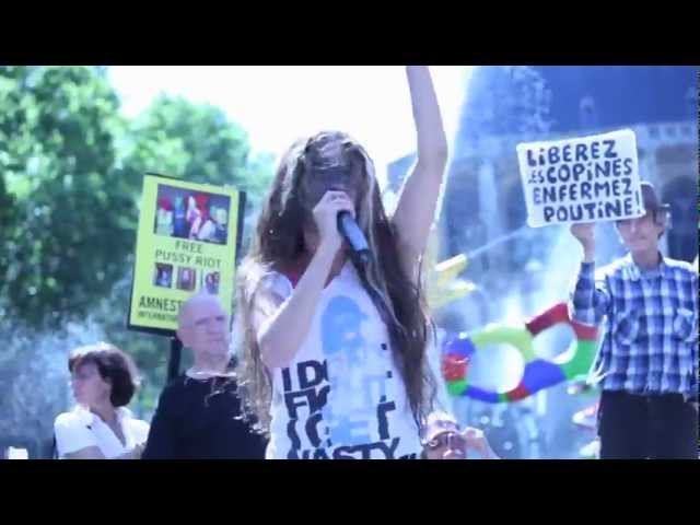 FREE PUSSY RIOT : Journée mondiale de soutien, Paris