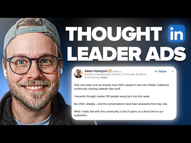LinkedIn Thought Leader Ads: Full Step-by-Step Tutorial (2026)