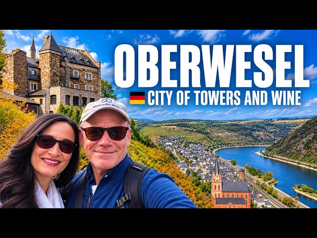 Germany's Hidden Medieval Wall Town: Towers, Wine & Castle (Oberwesel Germany)