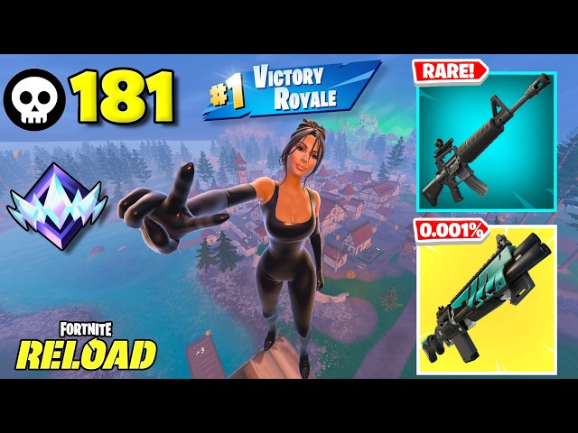 181 Elimination "RANKED RELOAD” Gameplay Wins (Fortnite Chapter 7 PS5 Controller)