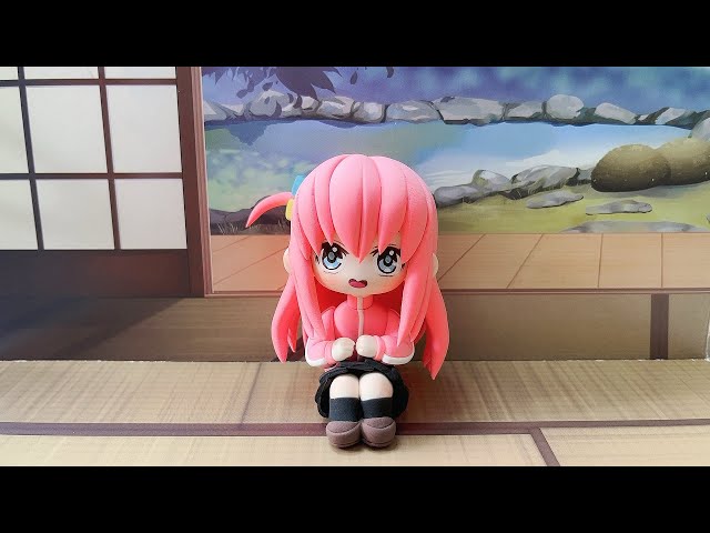 DIY Clay Gotcha! Crafting the Adorable Bocchi-chan from Lonely Rock! 🎨✨