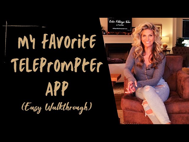 My Favorite Teleprompter App
