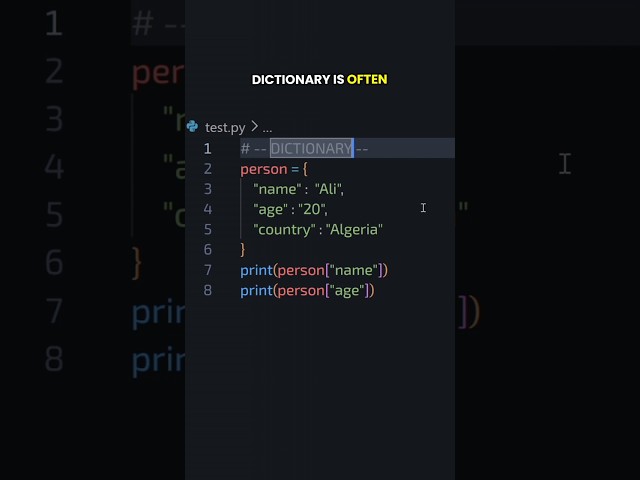 Python dictionary #codestra #coding #pythonanddjangofullstackwebdeveloper #programming