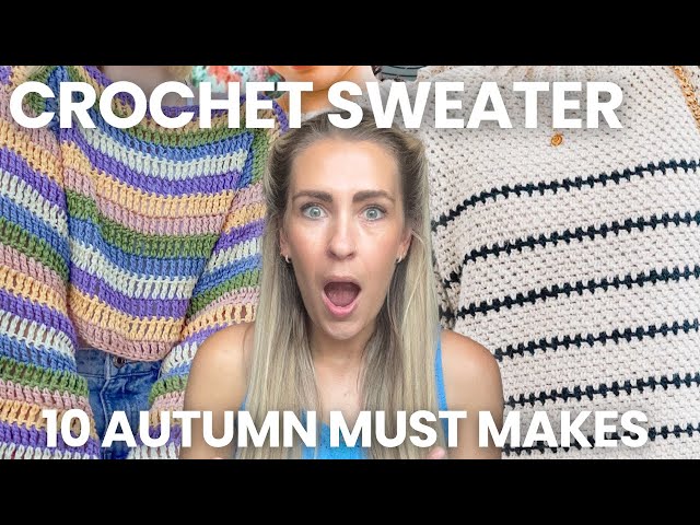 10 FREE Crochet Sweaters You’ll Want to Make This Autumn 🍂 