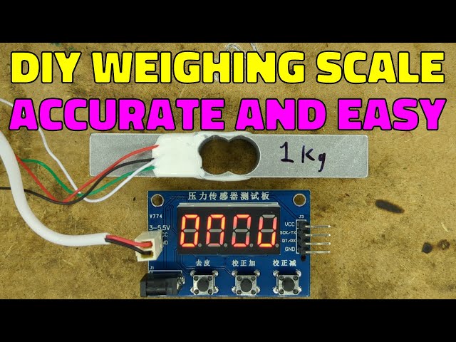 How weighing scales work, and how to make your own