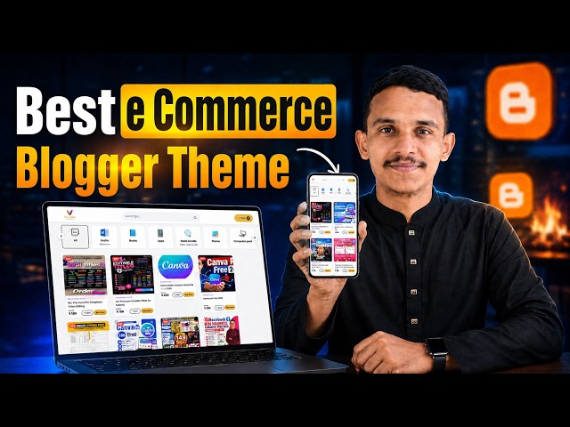 Best Blogger E-commerce Theme 2026 | Create an E-commerce Website Without Hosting