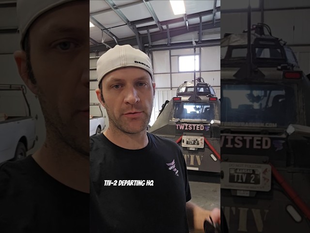 #TIV2 departing HQ for southwest #Kansas supercell this evening #stormchasing #weather