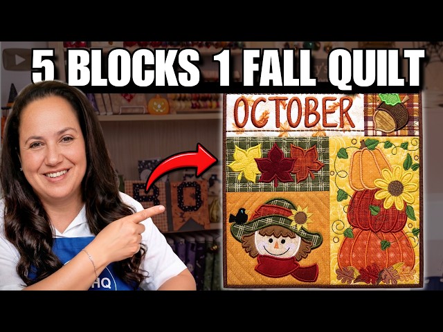 How I Sew My October Mini Sampler Quilt