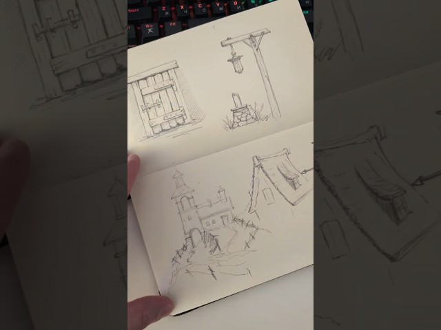Digital art from sketch to Blender