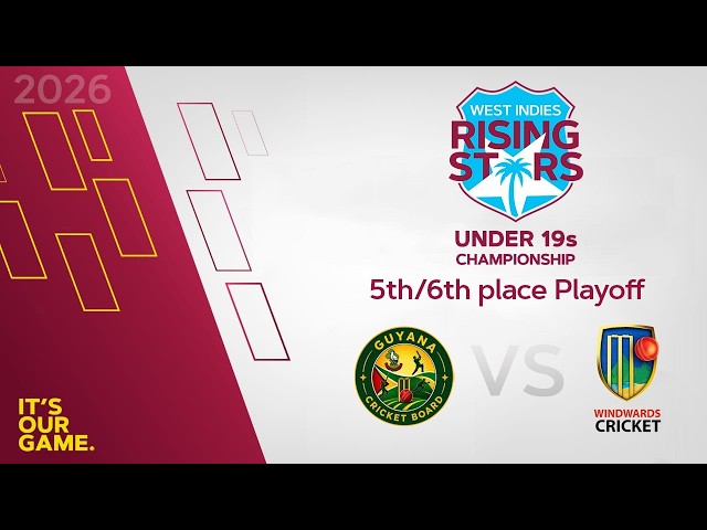 🔴 LIVE Guyana v Windward Islands | CWI Women’s Under 19 | 20 Over Championships 2026- 5th Place