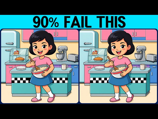 [Spot the Difference Brain Training] Find them all and prove your smartness.