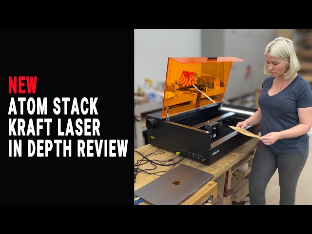 AtomStack NEW laser engraver. Meet AtomStack Kraft, most Innovative Laser Engraving machine