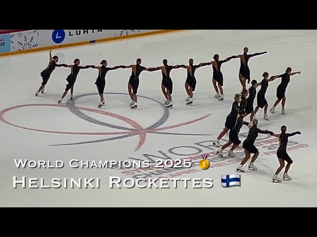 Helsinki Rockettes 🇫🇮 FS - Synchro World Champions 2025 🥇 - Synchronized skating