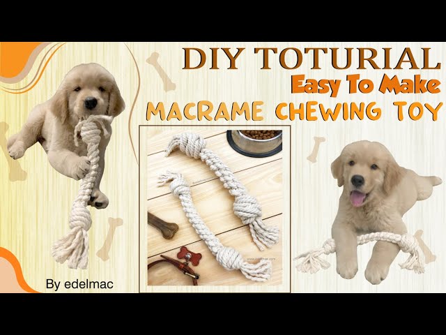 DIY Tutorial Easy to Make Chew Toy for Your Dog Pet