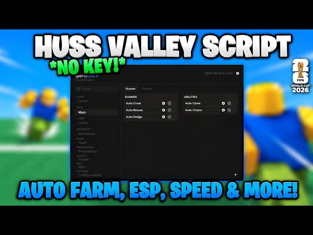 [🔥] BEST FREE Huss Valley Script 2026 | Keyless, Auto Farm, ESP, Speed & More