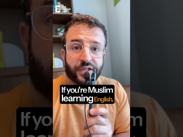 Muslims: You can learn English without Netflix, movies, or music. 🇺🇸📚