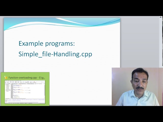 C++ Input output with files, read write to file example program