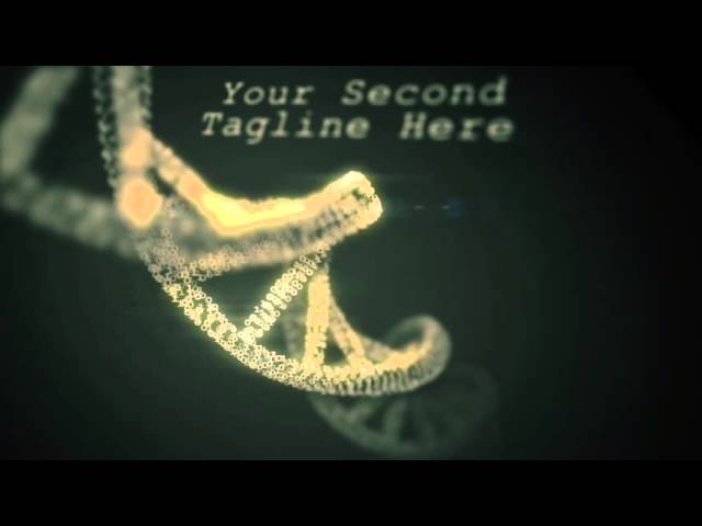 After Effects Template - Source Code  (Binary DNA Strand and Atom Intro)