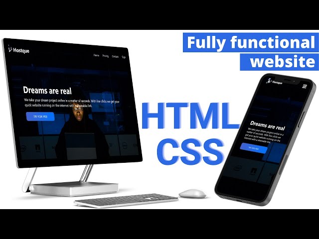 Make Responsive Website Using HTML & CSS | Fully functional Multi Page Website Design Step by Step