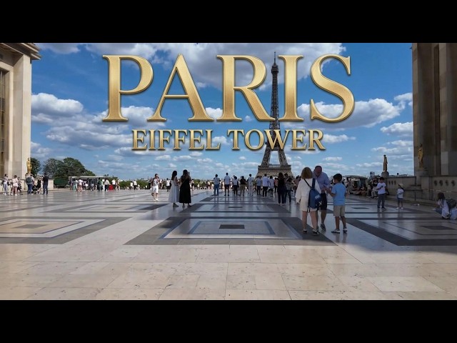 Paris Eifel Tower Walk 🇫🇷 4K Walk 🇫🇷 Walking Through Paris