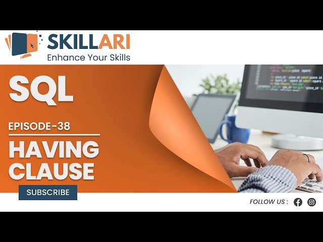 #38 Having Clause | Group By And Having Clause In SQL | Clause In SQL | SQL Tutorial For Beginners