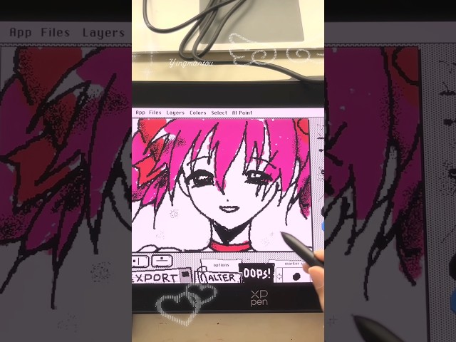 Madoka🩷 #shorts #drawing #drawingtutorial