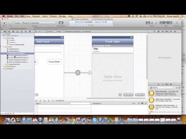Core Data Storyboard iOS Tutorial Part 3