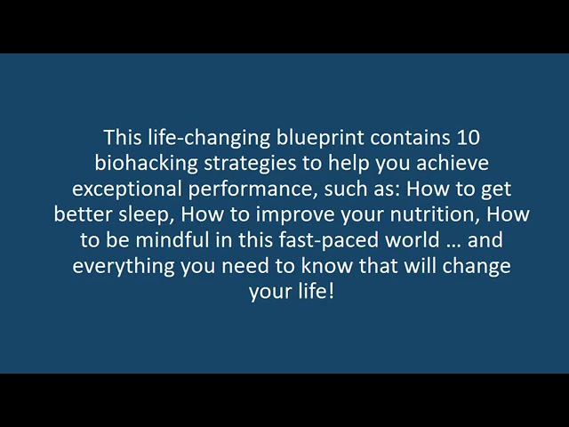 Biohacking Secrets Blueprint