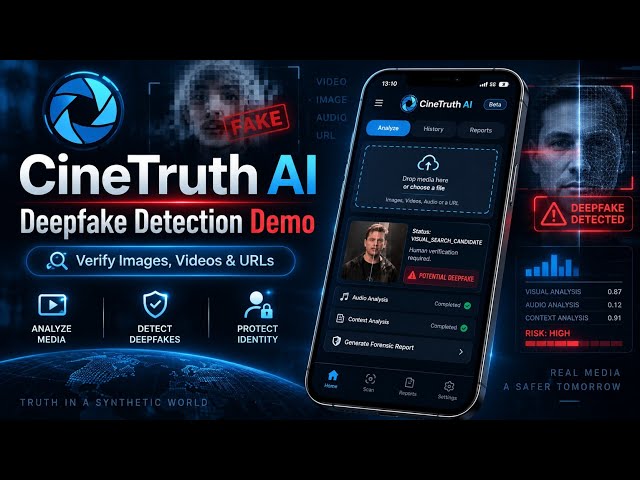 CineTruth AI | Deepfake Detection & Media Verification Demo