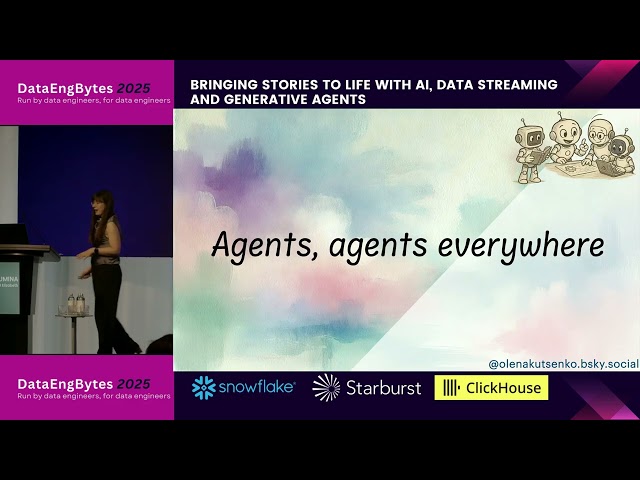 Bringing stories to life with AI, data streaming and generative agents