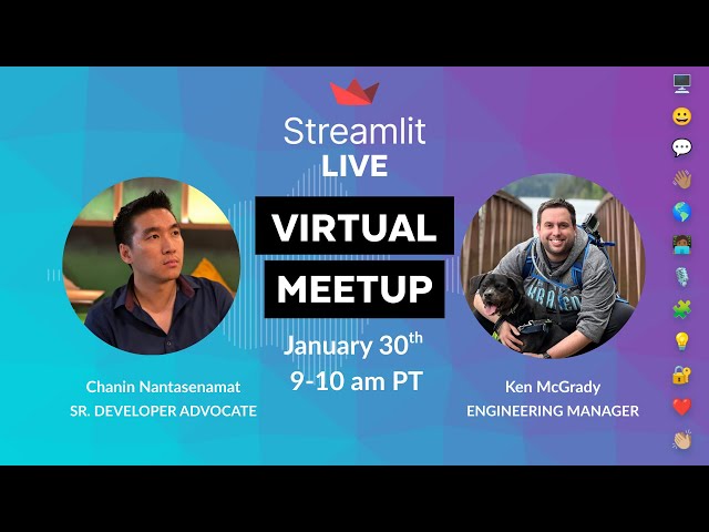 Streamlit Virtual Meetup