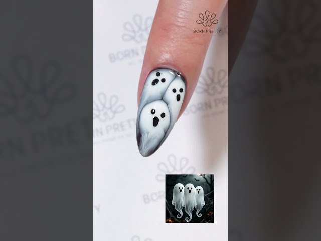 Halloween Ghost Nail Art | BORN PRETTY