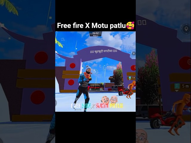 Free Fire X Motu Patlu🥰 #freefire #trending #foryou