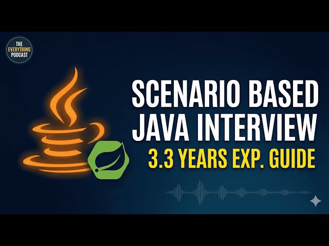 Full Stack Java Developer Interview Questions & Answers | Scenario Based (3+ Years Experience)