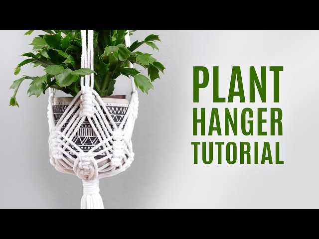 Macrame Plant Hanger DIY How to Start Plant Hanger